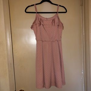 LC Lauren Conrad Light Pink Studded Dress Size 2
